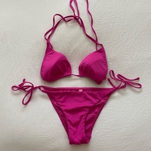Victoria’s Secret swim set. Small top, Med bottom